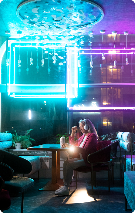 Neon Room Image
